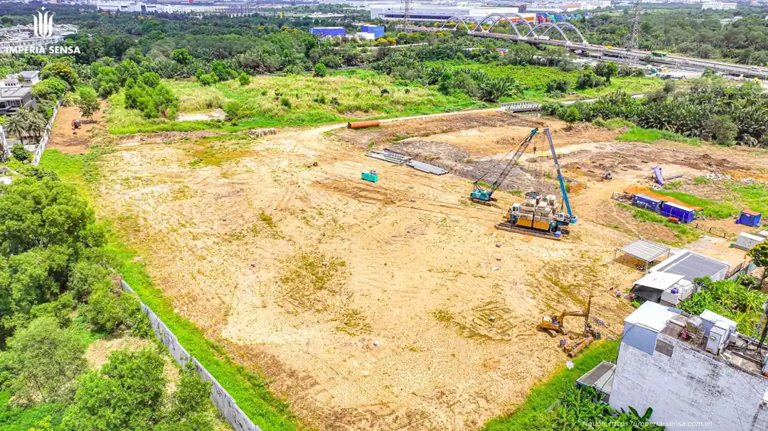 Tiến độ thi công thực tế phân khu B tháp căn hộ Imperia Sensa Liên Phường