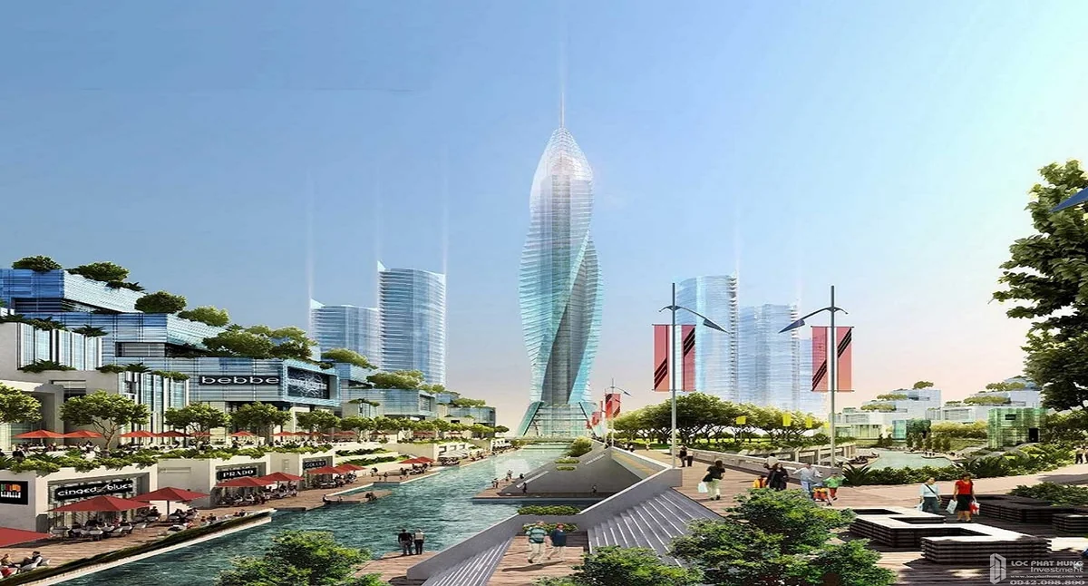 Thiết kế kiến trúc hiện đại khối chung cư cao 35 tầng KĐT Bà Điểm