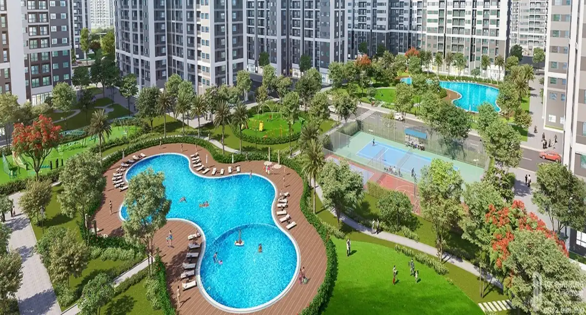 Chuỗi tiện ích trường học liên cấp và trung tâm thương mại dịch vụ nội khu