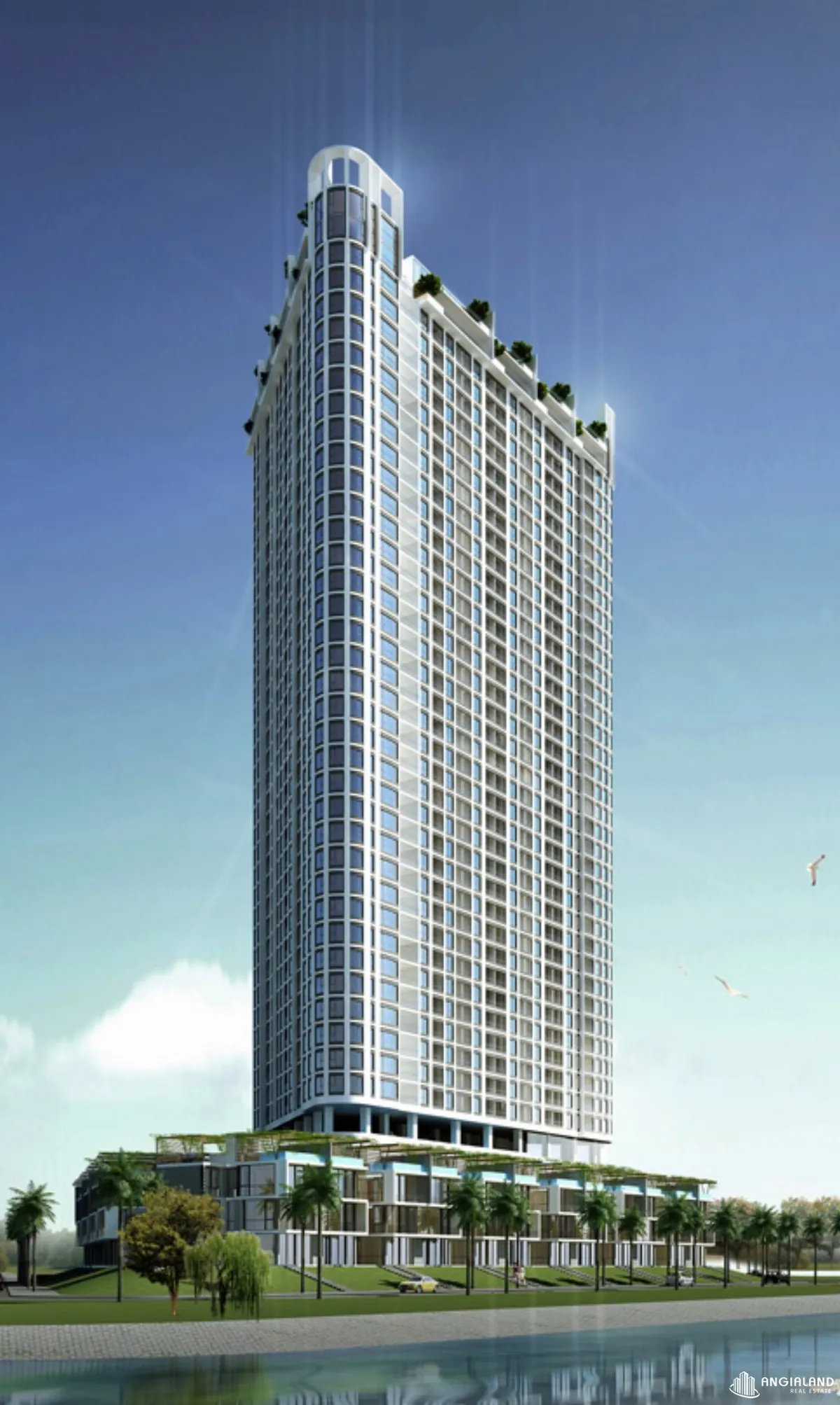 Phối cảnh kiến trúc tháp căn hộ biểu tượng cao tầng phát triển bởi KITA Group Phối cảnh kiến trúc tháp căn hộ biểu tượng cao tầng phát triển bởi KITA Group