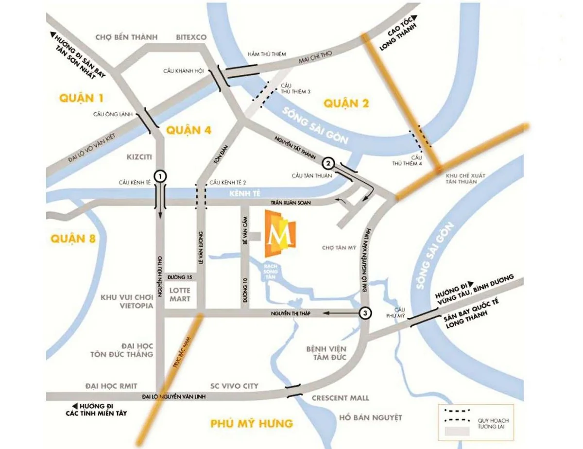 Căn hộ M-One Nam Saigon Bế Văn Cấm Quận 7 Masterise Homes - Khu vui chơi trẻ em và đường dạo bộ rợp bóng cây xanh