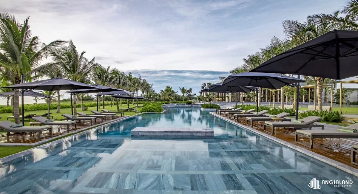 Mặt bằng thiết kế chi tiết biệt thự 2 phòng ngủ bán đảo Maia Resort Quy Nhơn
