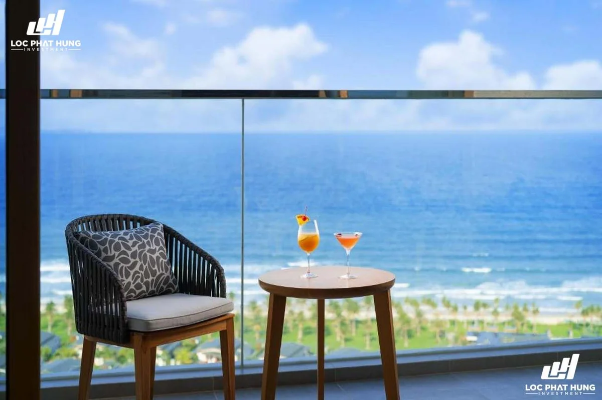 Phối cảnh ánh sáng lung linh về đêm dự án Mövenpick Cam Ranh