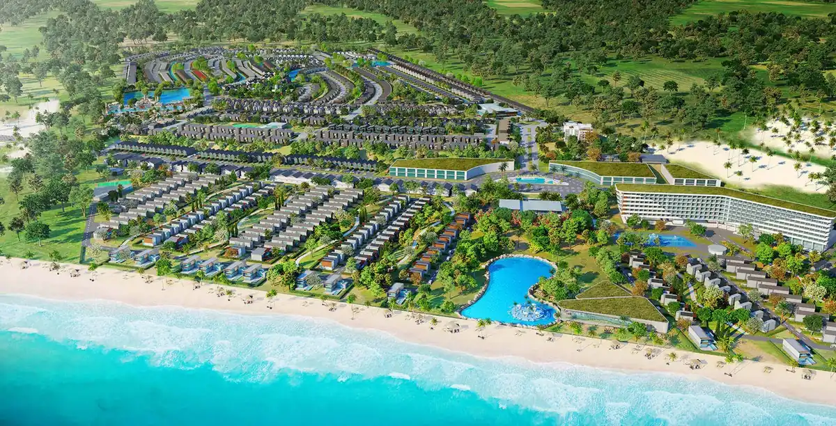 Phối cảnh tổng thể đại đô thị nghỉ dưỡng Novaworld Bình Tiên Ninh Thuận