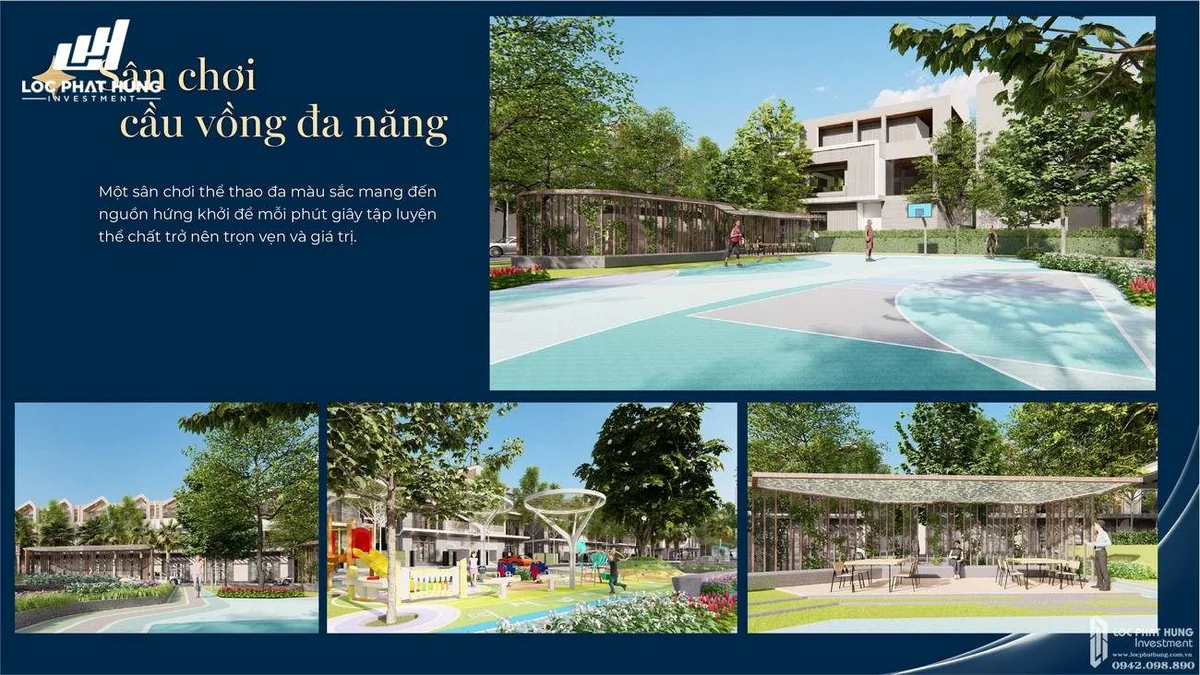Khu nhà phố biệt thự Phú Gia Residences - Tầm nhìn hoàng hôn bao quát toàn khu đô thị từ trên cao