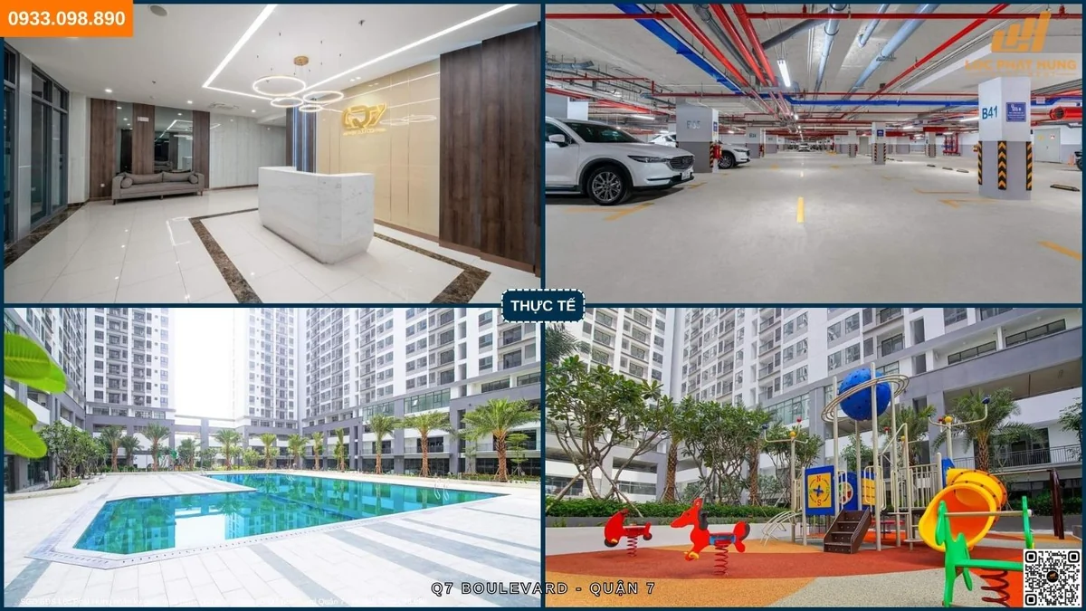 Dự án căn hộ Q7 Boulevard Nguyễn Lương Bằng nối dài Quận 7 Hưng Thịnh - Khu vực bếp thông minh kết nối linh hoạt bàn ăn gia đình