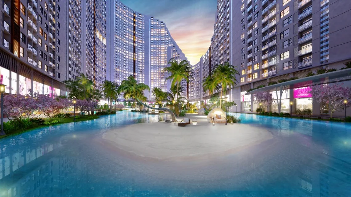 Tầm nhìn trực diện sông Sài Gòn và bán đảo Thanh Đa từ River City Thủ Đức