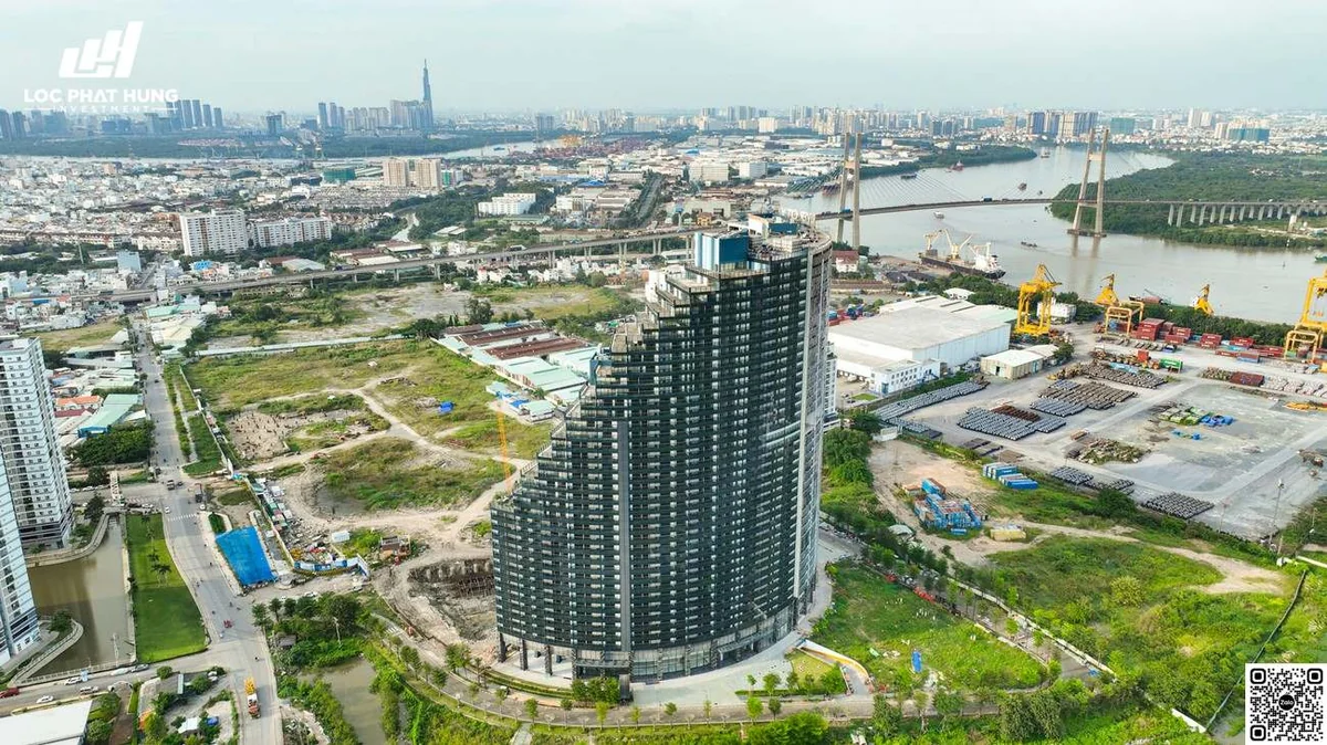 Kiến trúc hiện đại biểu tượng đón gió sông Sài Gòn tại River City