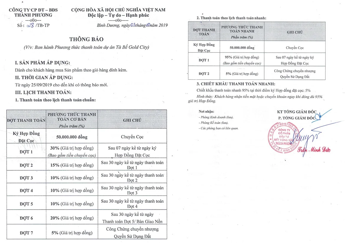 Tiến độ xây dựng thực tế và cảnh quan cây xanh râm mát Tà Bế Gold City