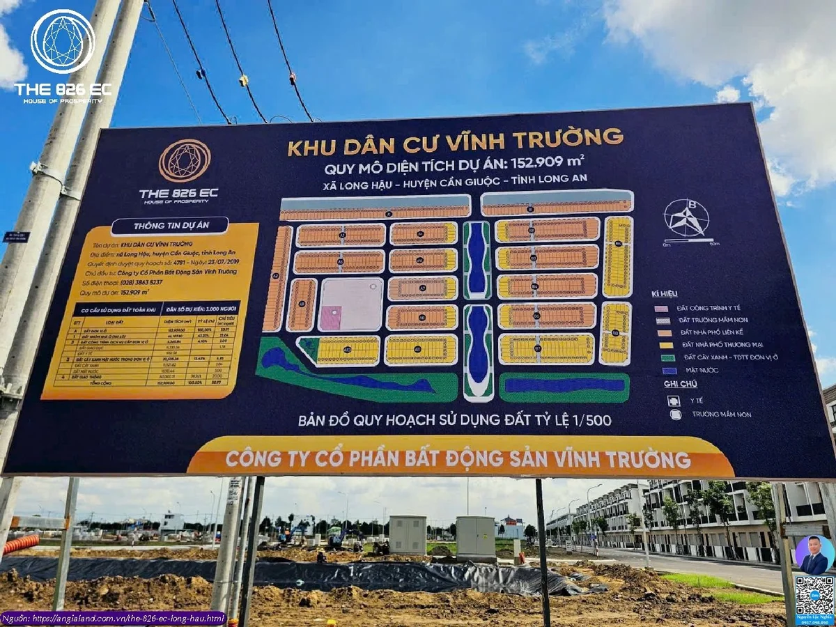 Mặt bằng thiết kế nhà phố thương mại shophouse hiện đại The 826 EC Long Hậu