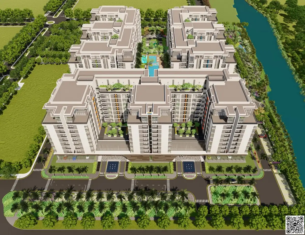 Khu shophouse thương mại dịch vụ sầm uất tại tầng trệt Thủ Thiêm Green House